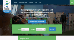 Desktop Screenshot of lockersoccer.com